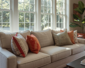 Upholstery Cleaning Before and after